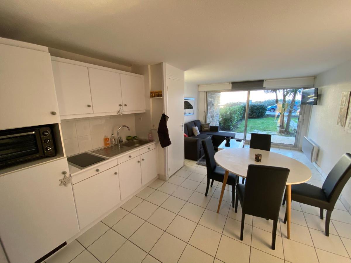 Loriot1- Appartement vue mer sur le fort bloqué ploemeur Esterno foto